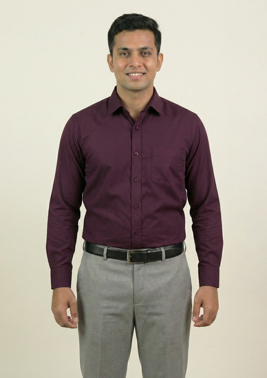 1914R Formal Wine Shirt – Front Office, Waiter & Captain Uniform