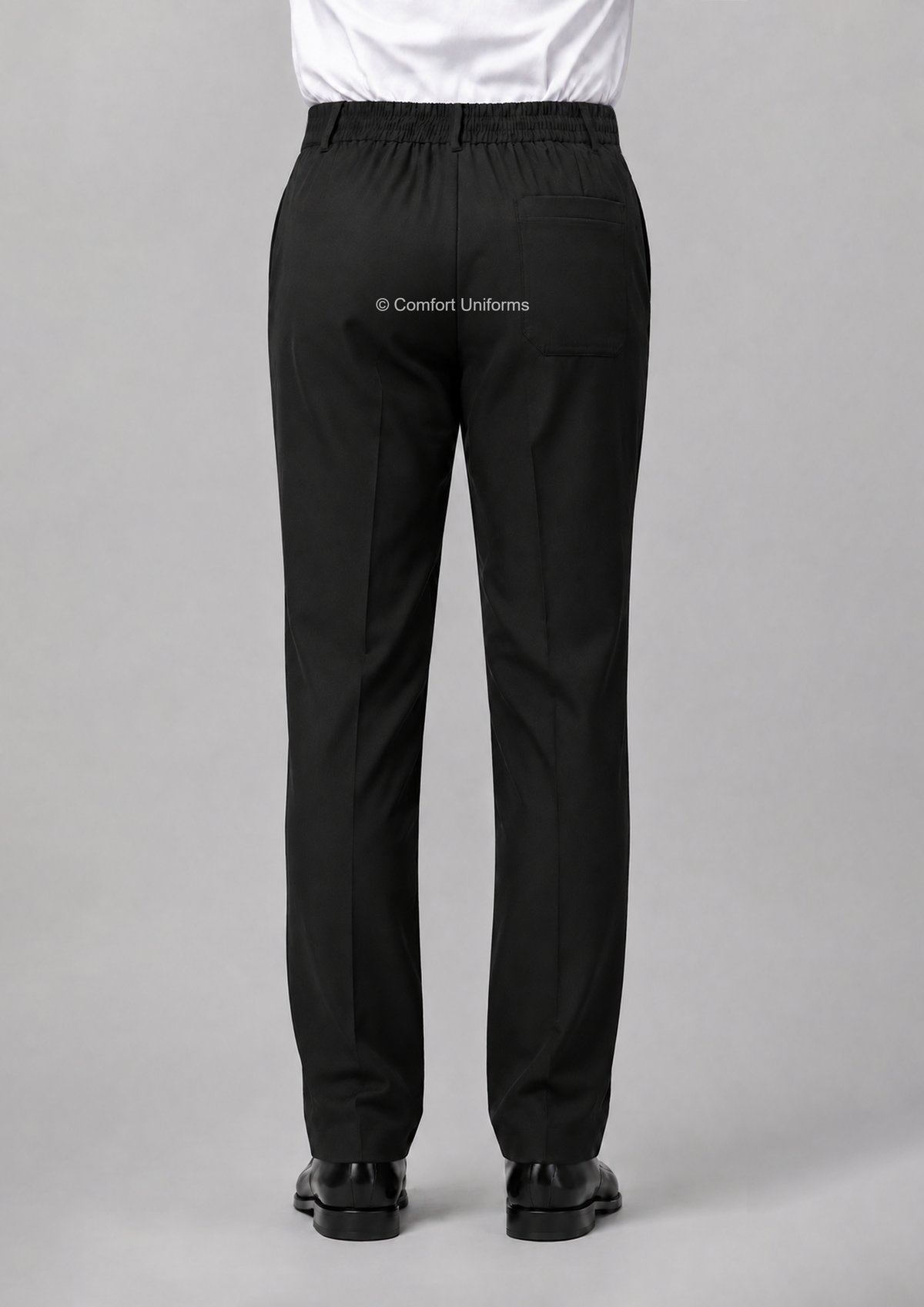 3002R Formal Elastic Trouser – Black