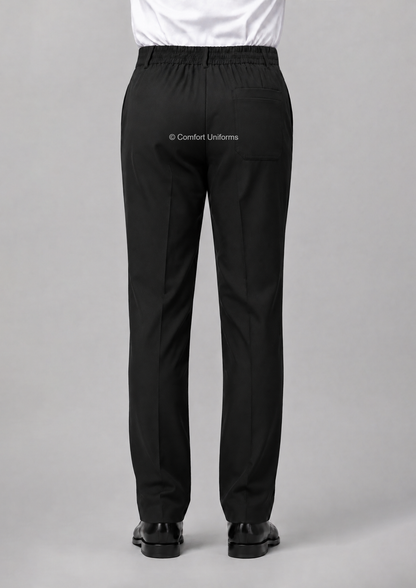 3002R Formal Elastic Trouser – Black