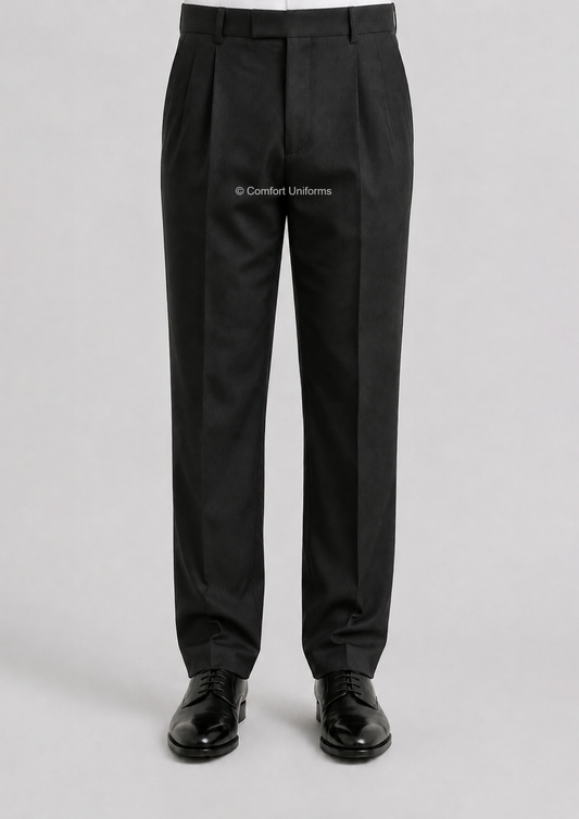 3002R Formal Elastic Trouser – Black
