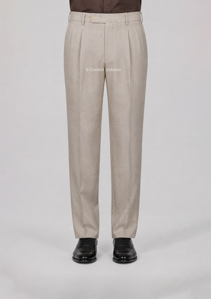3031R Premium Grip Trouser – Beige Cross | Front Office Manager, Captain & Admin Staff Uniform
