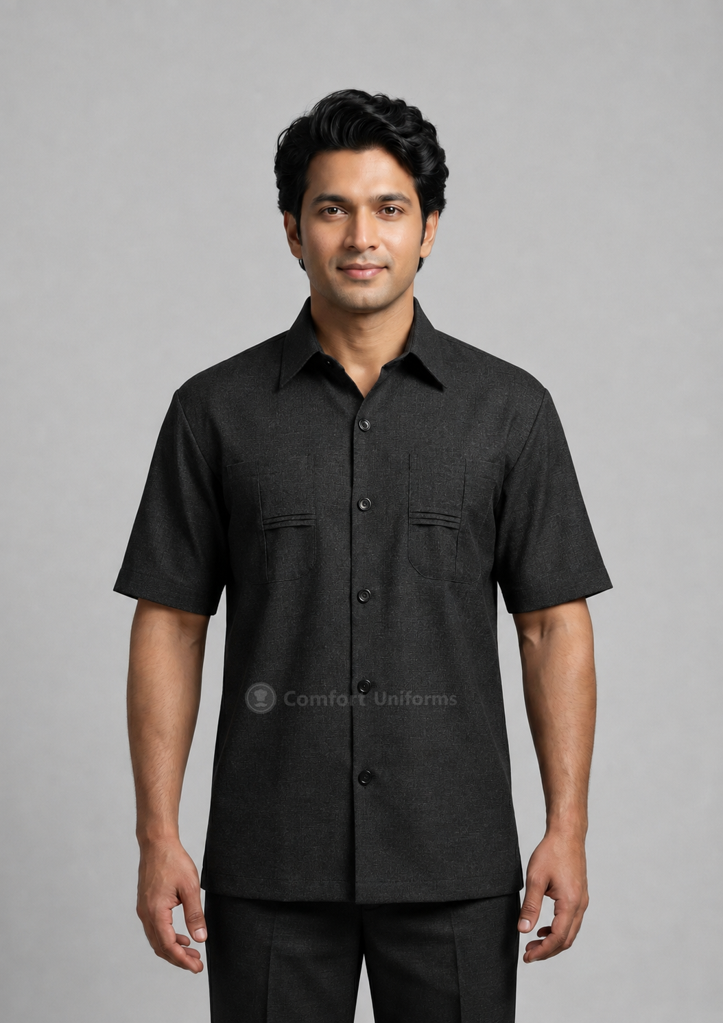 Black Cross Safari Suit Shirt + Trouser Se