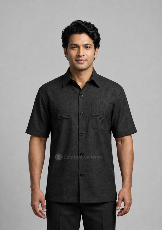Black Cross Safari Suit Shirt + Trouser Se
